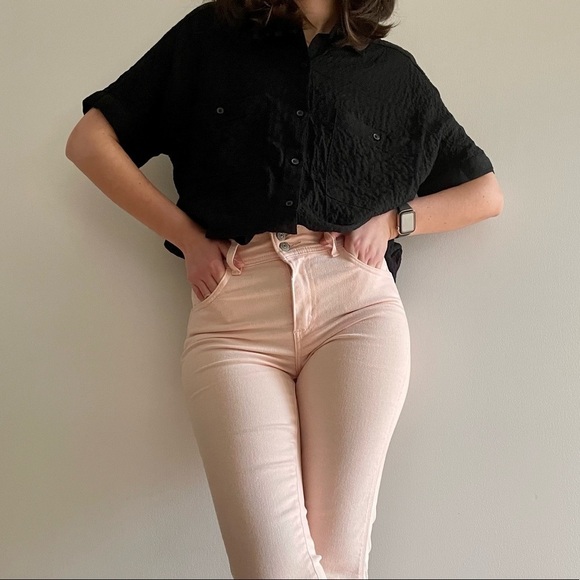 NWT MAX STUDIO SHORT SLEEVES  BLACK SHIRT - XS - Picture 3 of 9